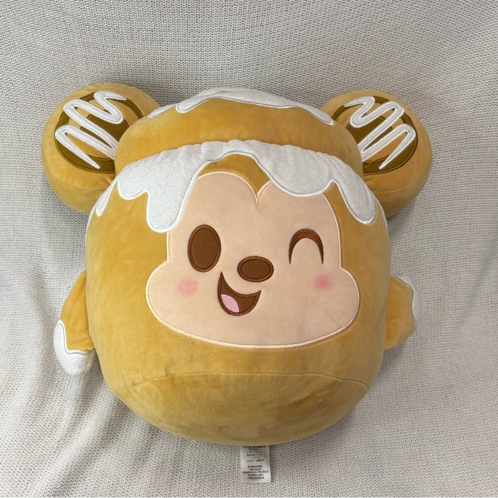 Disney Munchlings Cinnamon Swirl Bun Mickey Mouse Stuffed Plush - 14.5"